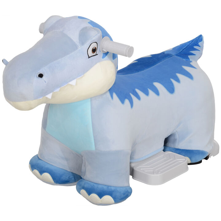 BreeBe 6V Kids Electric Ride on Animal Tyrannosaurus with Music Forward