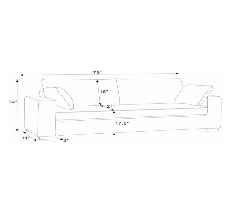 Upholstered Loveseat image number 8