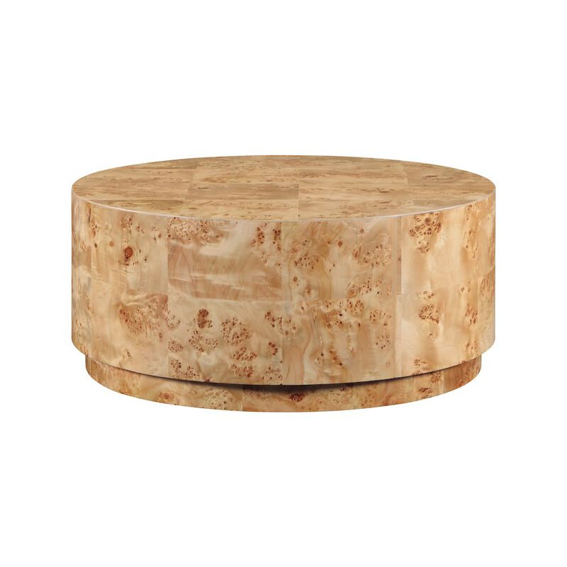 Meridian Furniture Burl Natural Ash Coffee Table
