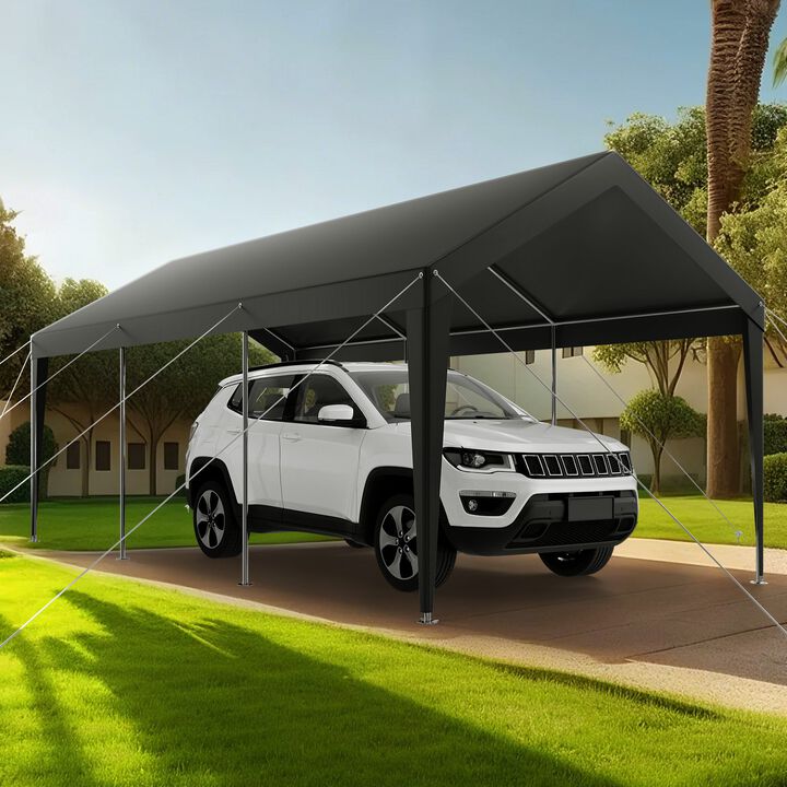 Heavy Duty Carport Canopy UV Resistant Outdoor Car Shelter for Vehicle Boat Storage