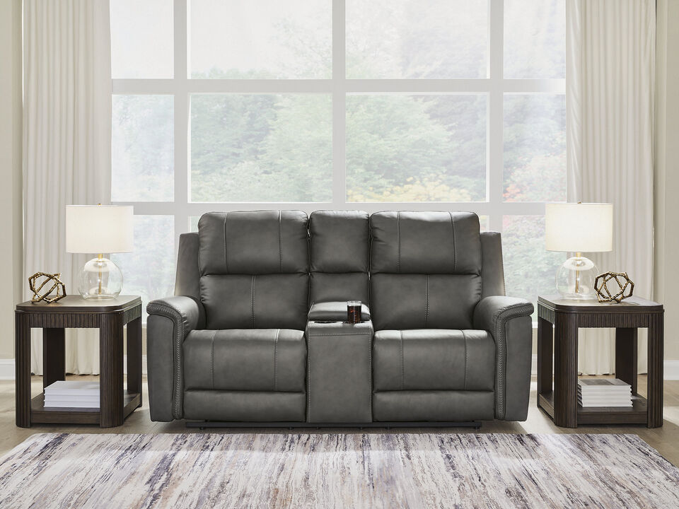 Beryton Power Reclining Loveseat with Console