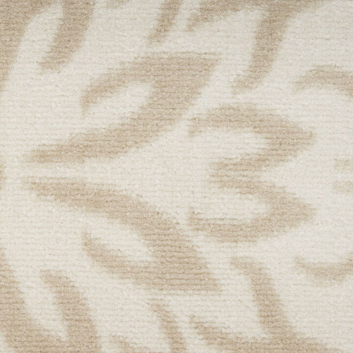 HomeRoots Floral Non Skid Area Rug