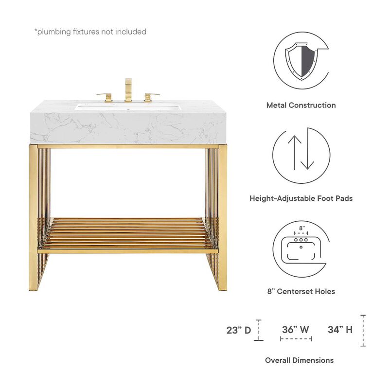 Gridiron 36" Bathroom Vanity image number 1