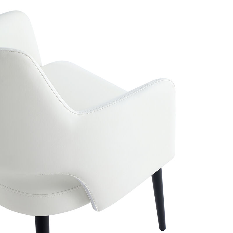 Tremont White Dining Armchairs (Set of 2)