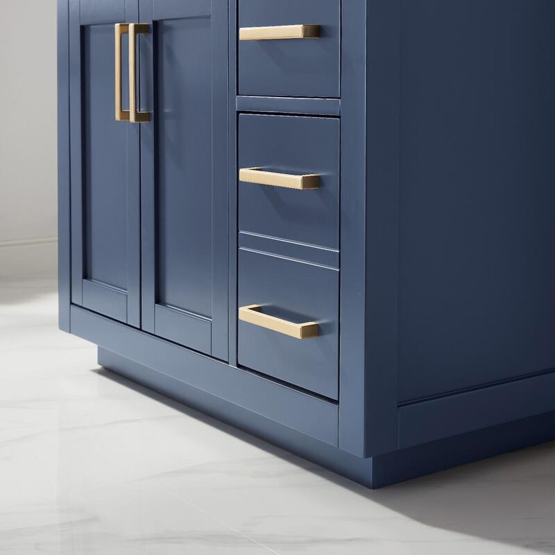 Altair 36 Single Bathroom Vanity Set in Royal&nbsp;Blue with Mirror