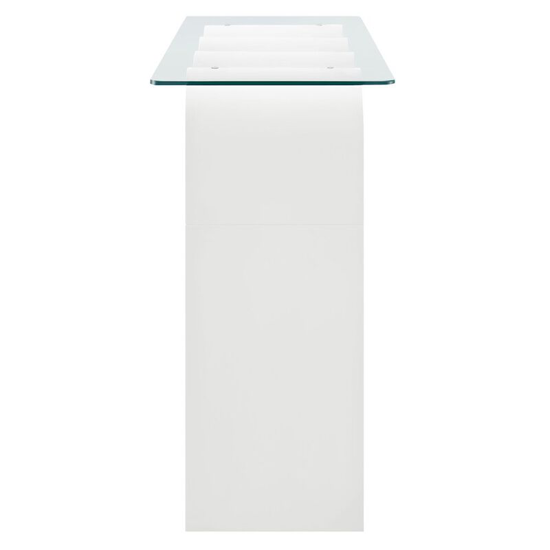 Ondine Glass Top 50" Console Table image number 3