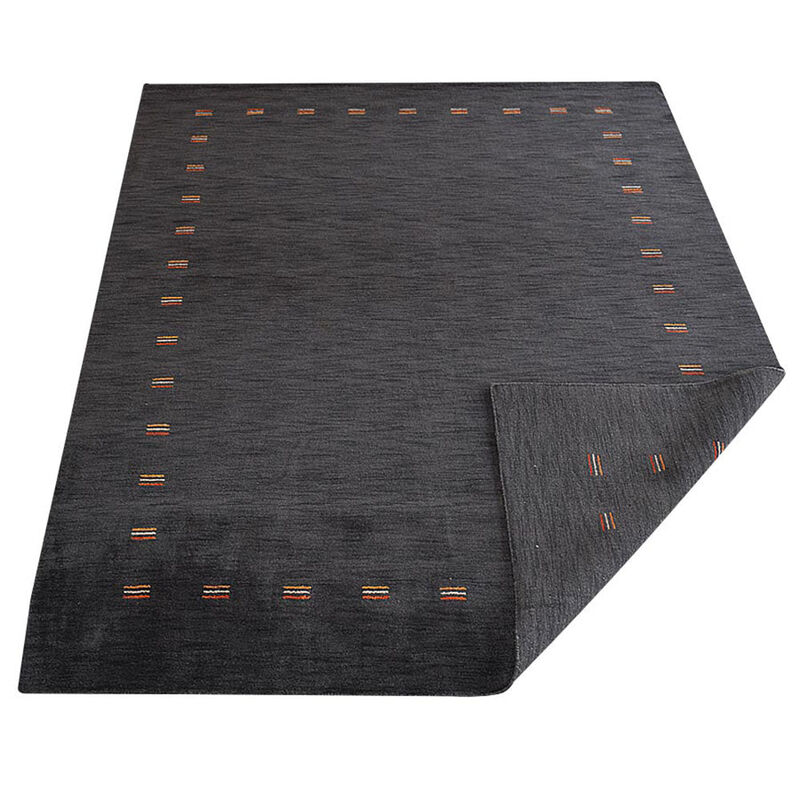 RUGSOTIC CARPETS HAND KNOTTED LOOM WOOL ECO-FRIENDLY AREA RUGS  - Rectangle, Contemporary Modern Design, High Pile Thick Handmade Anti Skid Rugs for Living Room (L00104) image number 4