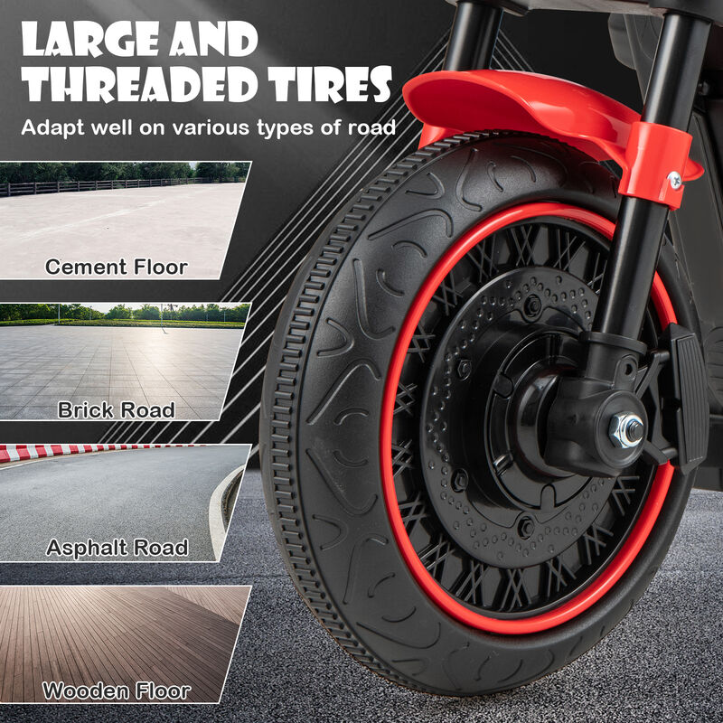 Electric Kids Motorcycle Ride On Toy image number 4