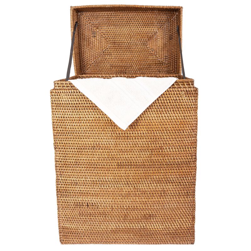 Saboga Home&trade; Rectangular Hamper with Hinged Lid image number 2