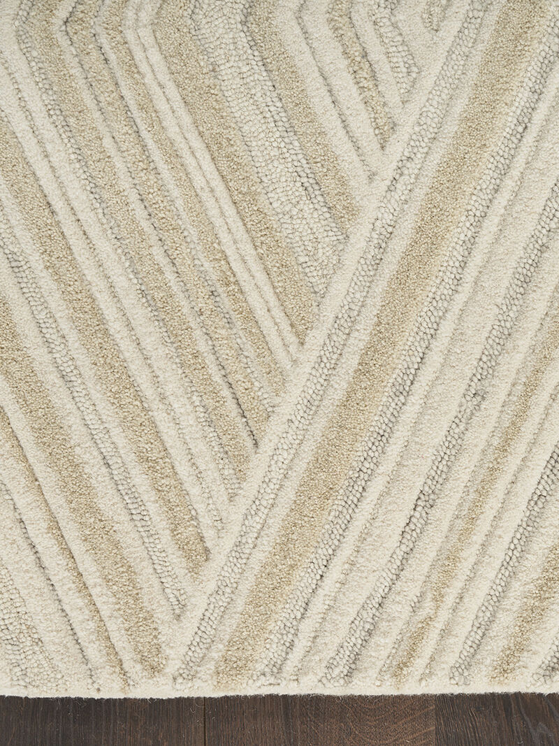 Graceful GRU03 Ivory 3'9" x 5'9" Rug