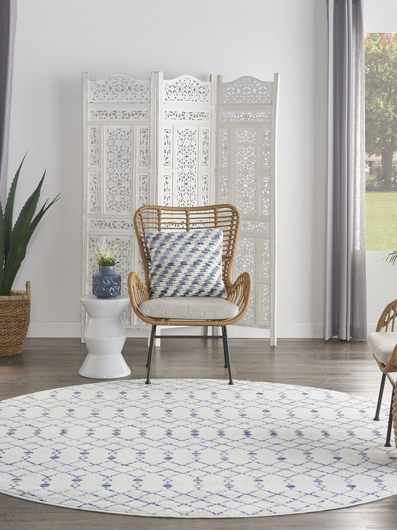 Whimsicle WHS02 Ivory 8'4" x 11'6" Rug