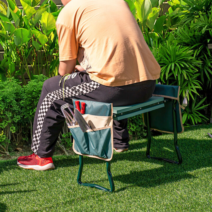 Folding Garden Kneeler and Seat Bench