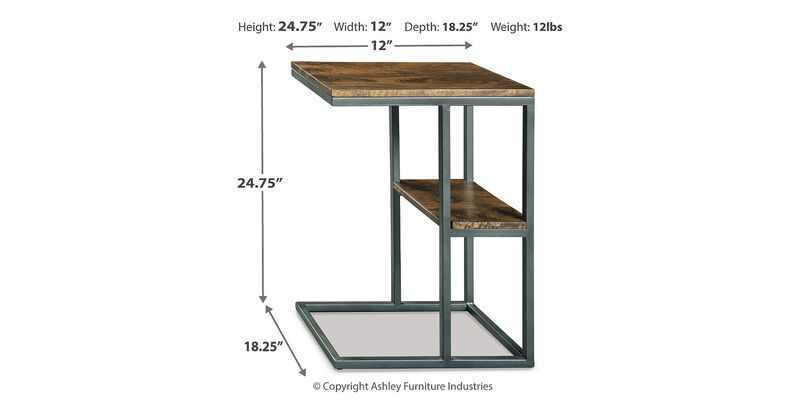 Forestmin Cantilever Accent Table image number 2