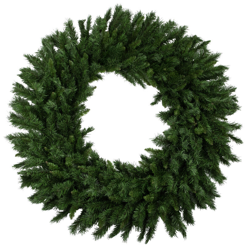 Lush Mixed Pine Artificial Christmas Wreath - 48-Inch  Unlit image number 0