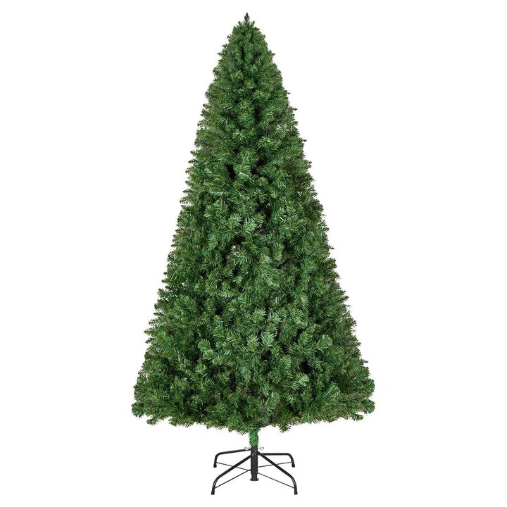 Artificial Holiday Christmas Tree with 1250 Tips and Durable Metal Stand