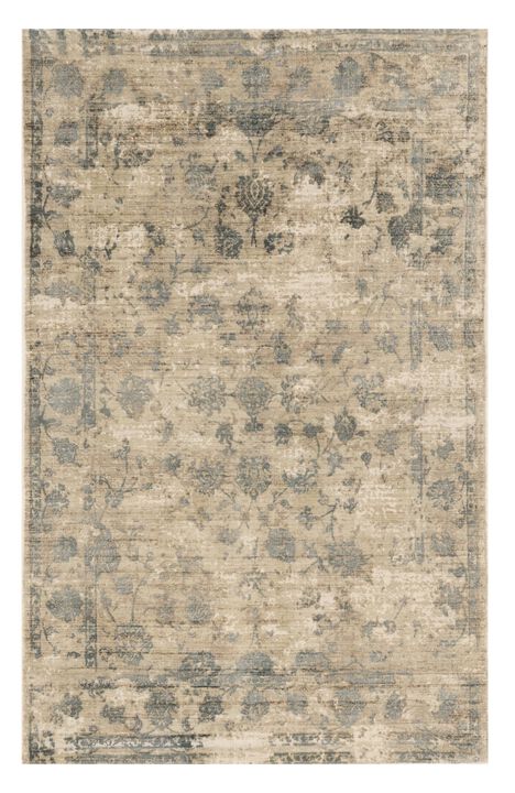 HomeRoots Floral Medallion Hand Loomed Area Rug