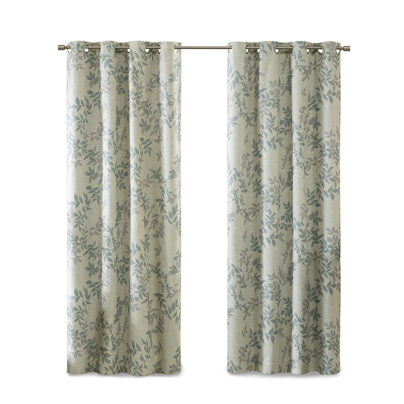 Gracie Mills Elowyn Botanical Blackout Curtain Panel - 50x84"