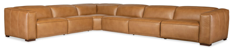 Fresco 6 Seat Sectional with 4 Power Recliners