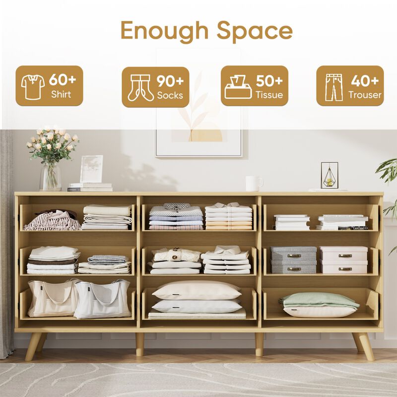 Skakke 9-Drawer Dresser image number 4