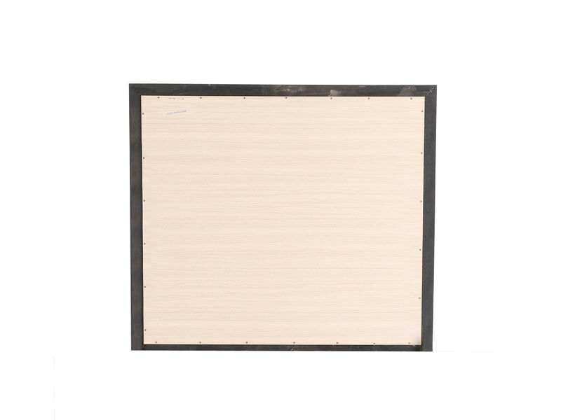 Marilla 35 in. x 39 in. Modern Rectangle Framed Dresser Mirror