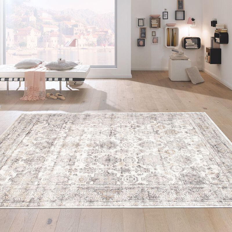 Pasargad Home Turkish Majestic Ivory Area Rug-10' 0'' X 14' 0'' image number 6