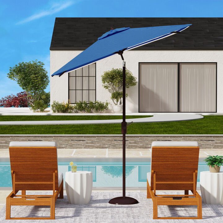 Athens 7.5 ft. Sq Crank Umbrella
