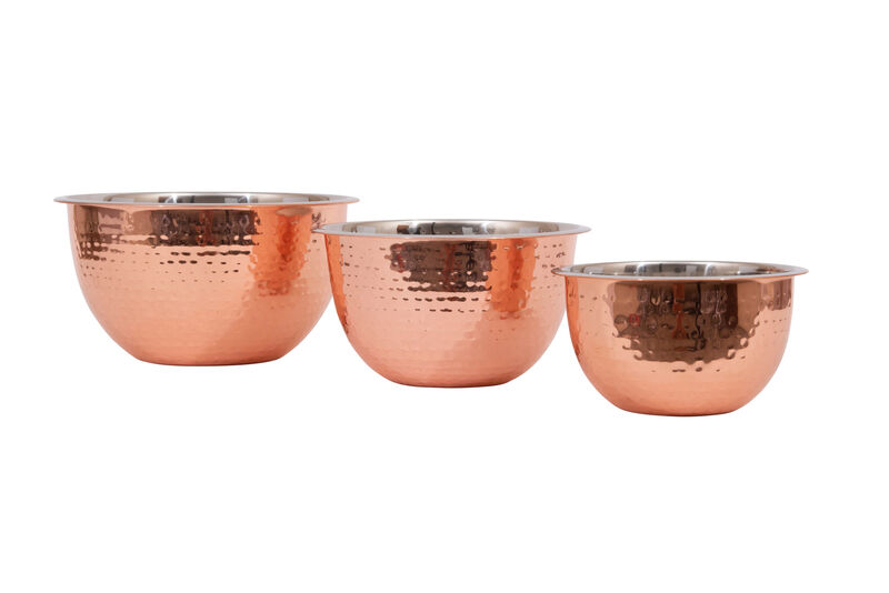 4‑Piece Stainless Steel Measuring Cups, Copper Finish image number 3