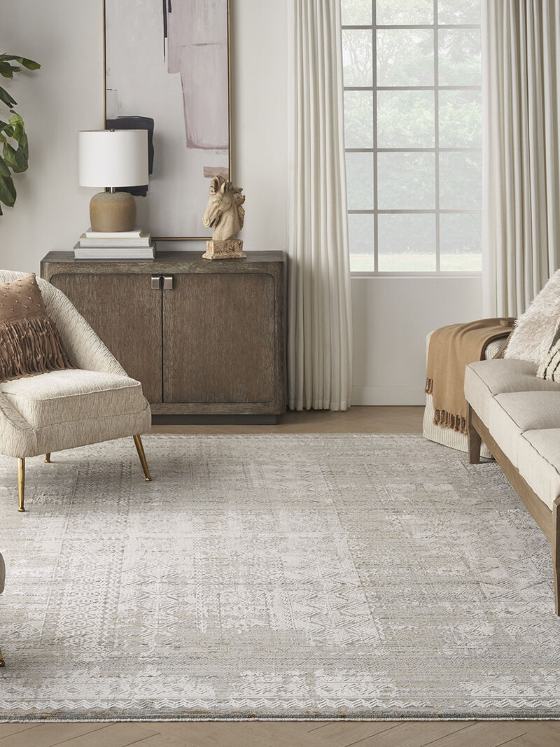 Lynx LNX06 Ivory/Multicolor 7'10" x 10'1" Rug