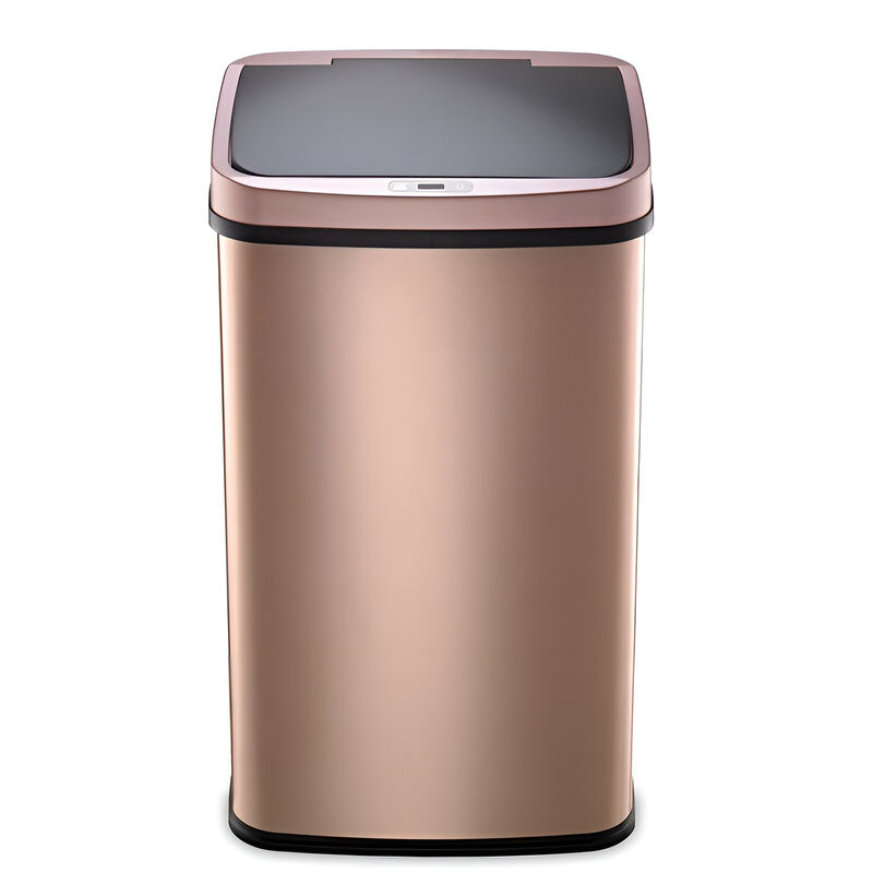 13-Gallon Stainless Steel Kitchen Trash Can with Motion Sensor Lid