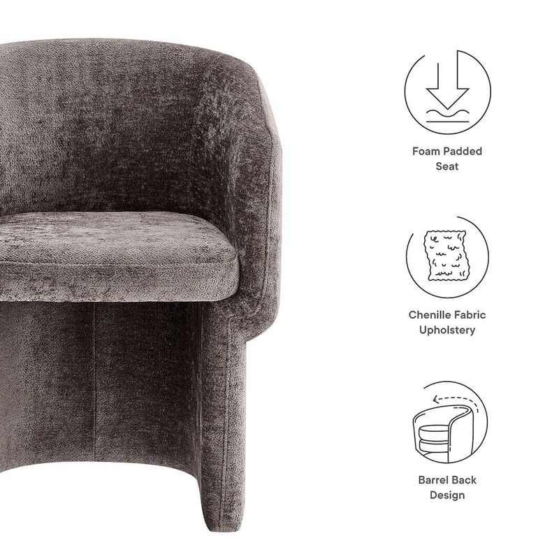 Verity Chenille Dining Armchair image number 1