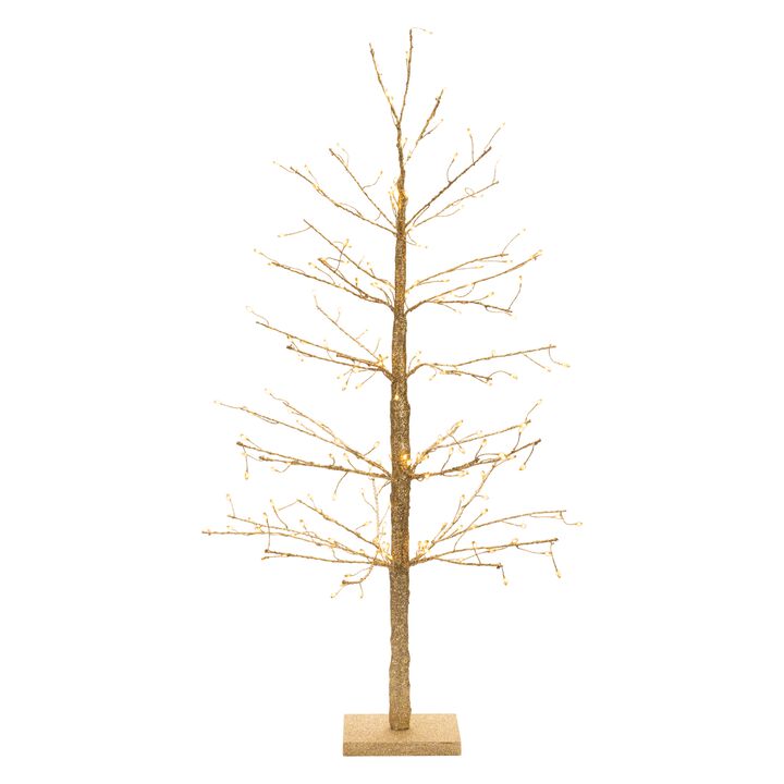 LED Branch Tree – Festive Light-Up Twig Tree for Christmas Tabletop or Indoor Seasonal Decor