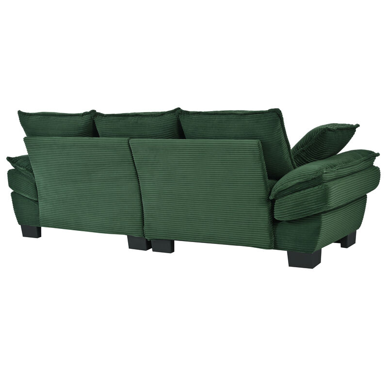 Merax Corduroy Fabric Sofa Couch