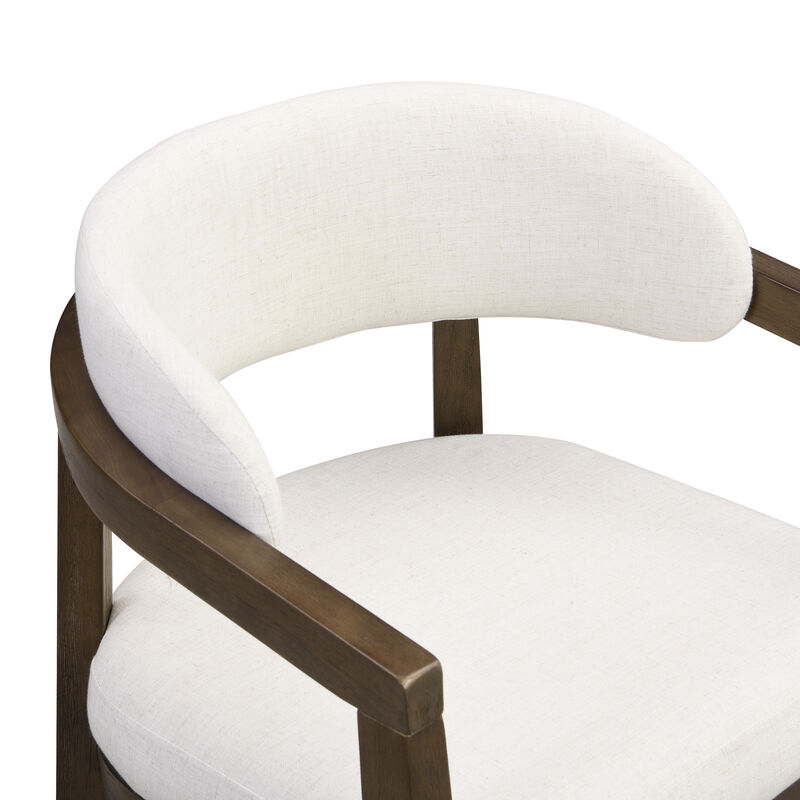Christopher Knight Home Candice Upholstered Rubberwood Dining Chairs (Set of 2)