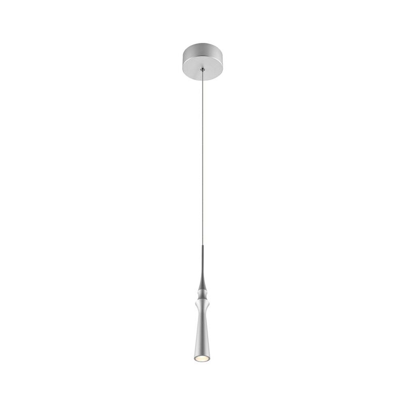 VONN Lighting Integrated LED Height Adjustable Pendant Light in Silver