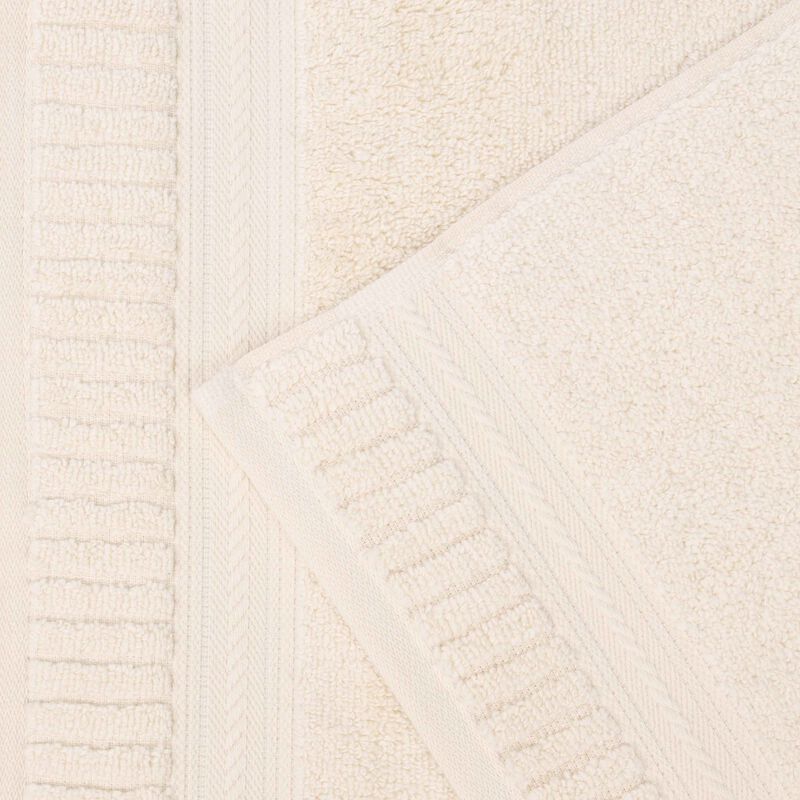 Set of 2 Zero Twist Cotton Bath Sheets Medium Weight Absorbent image number 3