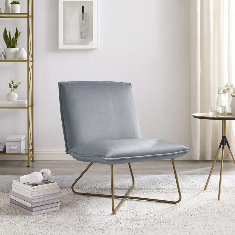 Linon Kelvin Chair Light Gray image number 3