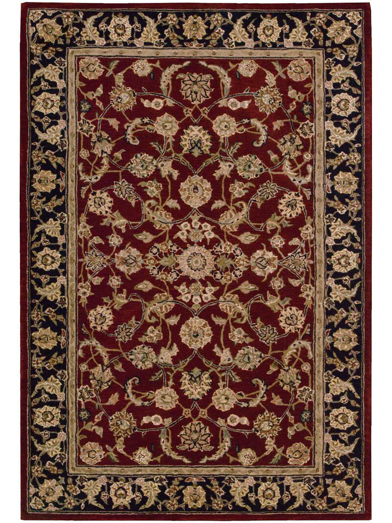 Nourison 2000 2002 Burgundy 3'9" x 5'9" Rug