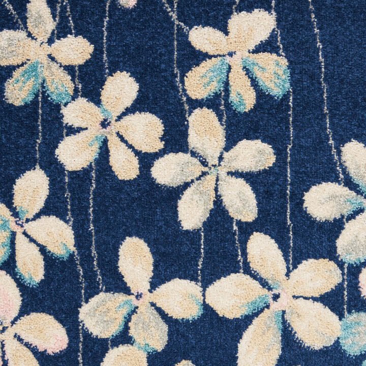 HomeRoots Floral Area Rug