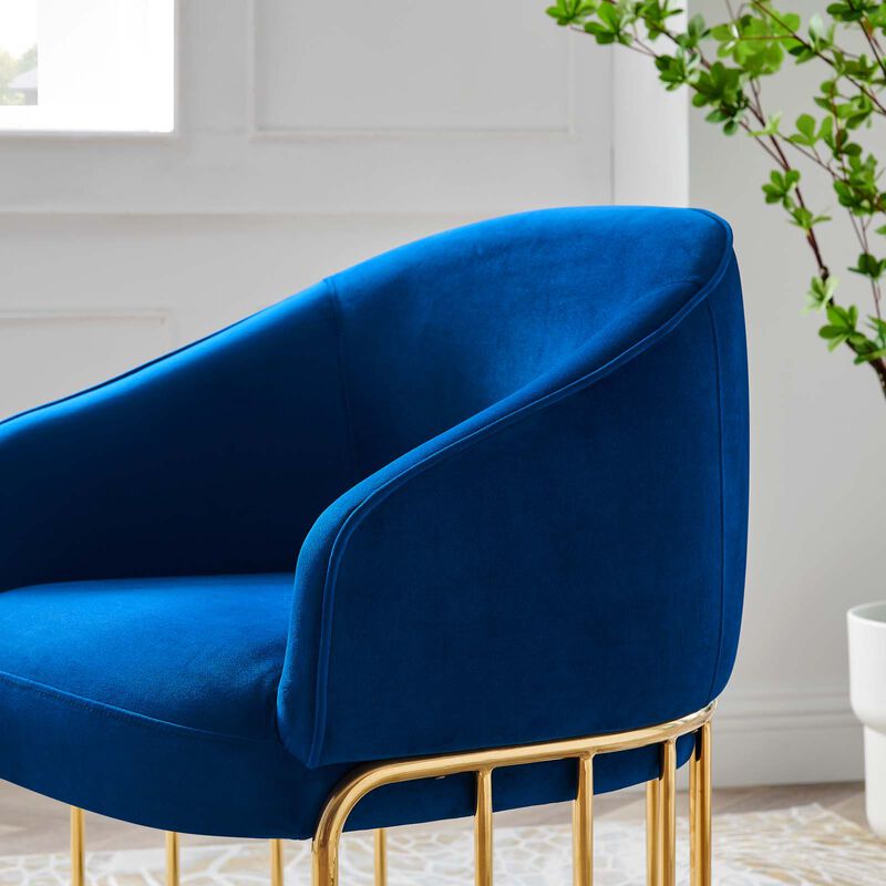 Legacy Performance Velvet Armchair image number 7