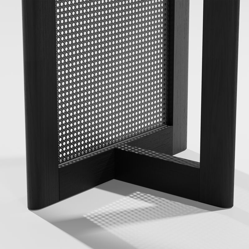 67-inch Vine Woven Oval Dining Table for 6 People Suitable for Dining Room and Living Room