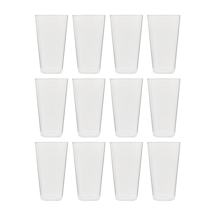 Polycarbonate Drinkware dia.3.25" h:5.25" 14 oz. Round Clear Polycarbonate Tumbler (Set of 12)