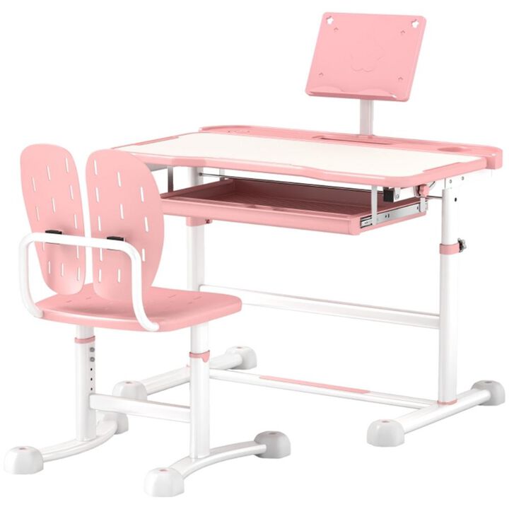 Kids Desk and Chair Set for Study and Playtime