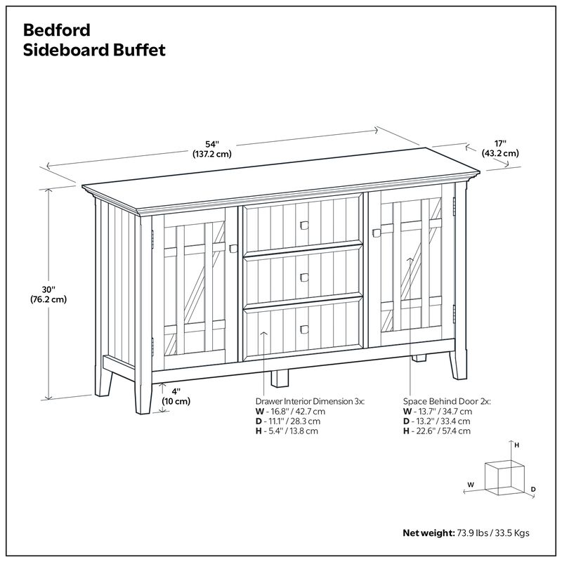 Bedford Sideboard Buffet image number 9