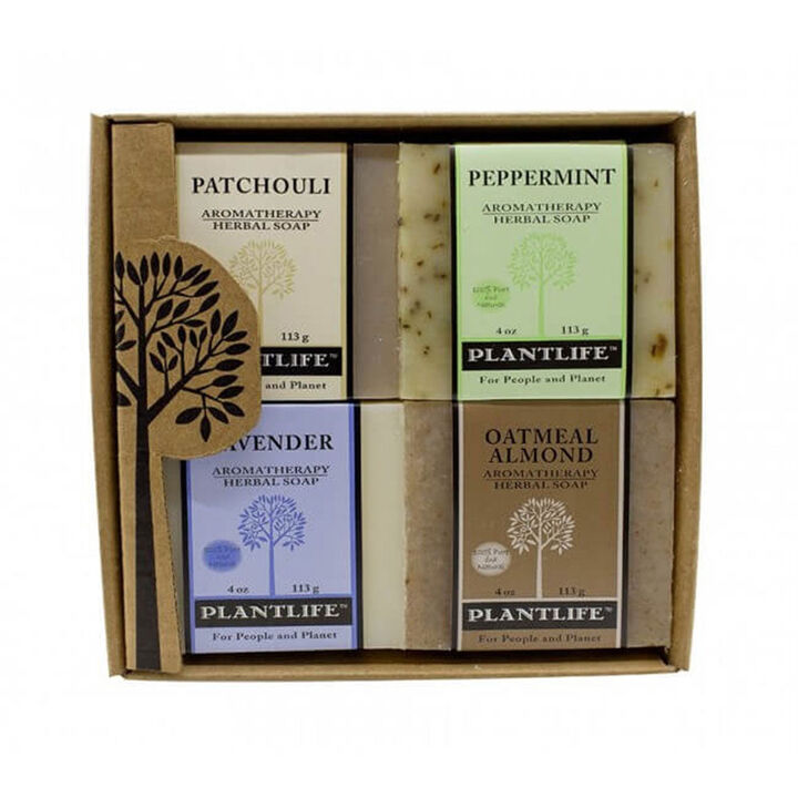 Plantlife Gift Set Soap 4 Pack - Earth