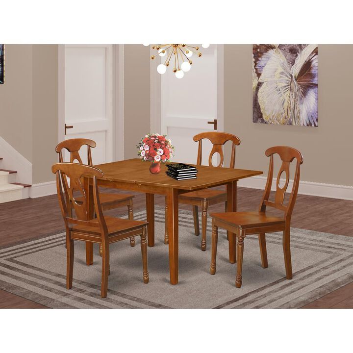 5 Pc small Kitchen Table set-Kitchen Table and 4 Kitchen Chairs