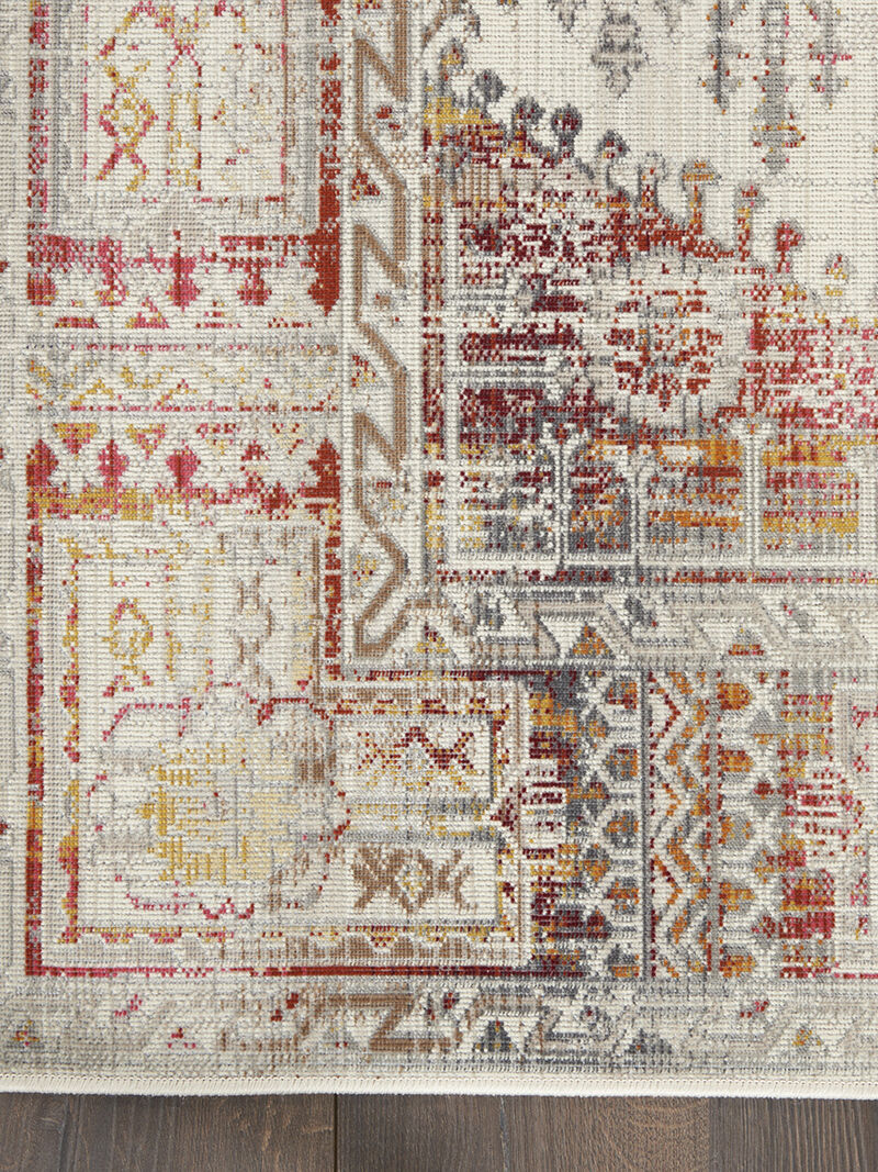 Vintage Kashan VKA08 Ivory/Red 2' x 6' Rug