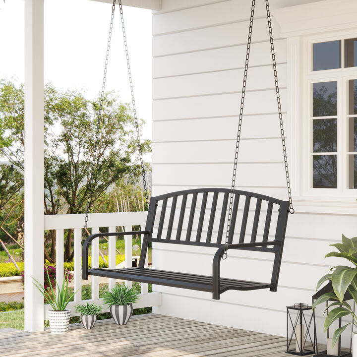 Hivvago 2-Person Front Porch Swing Bench