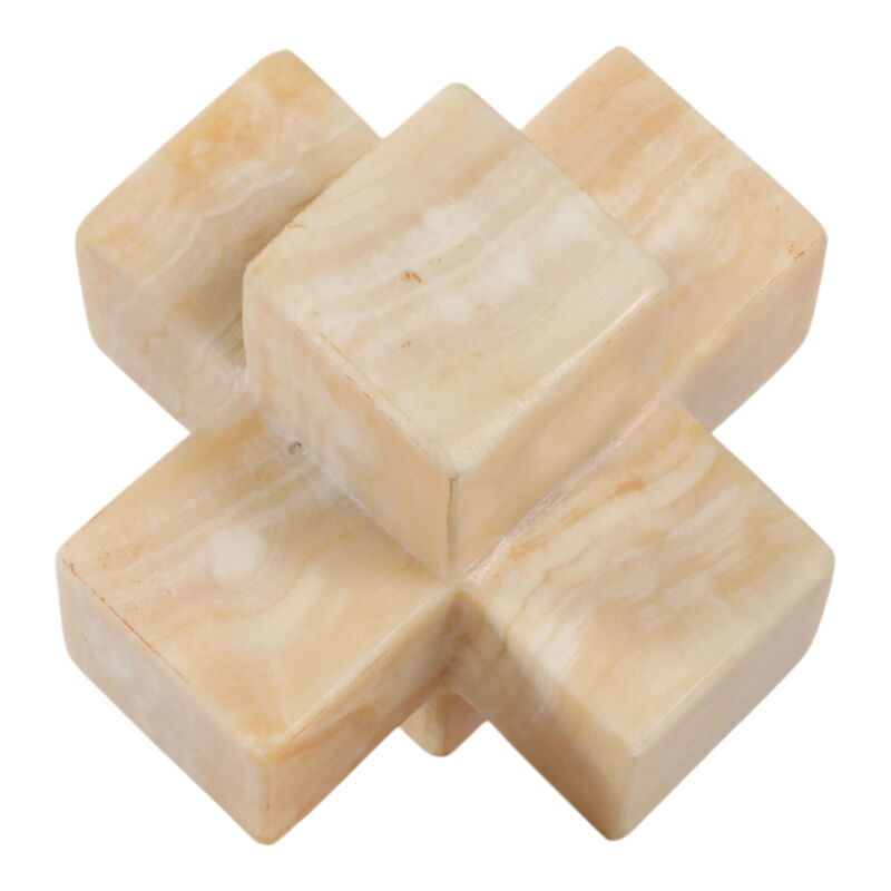 4" Onyx Marble Jack, Ivory image number 2