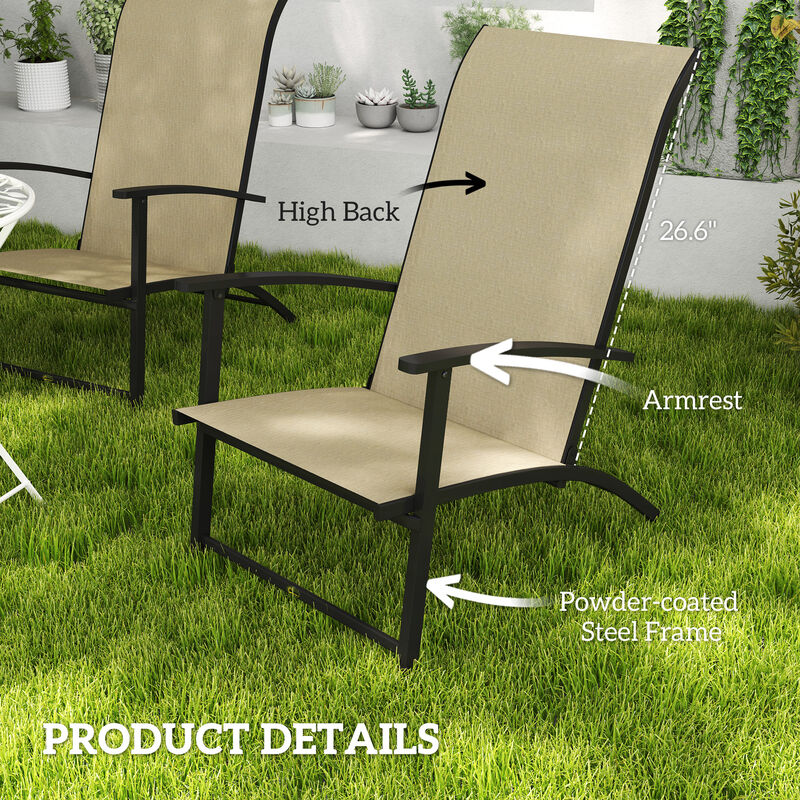 Modern Dining Chairs with Comfortable Seating for Outdoor Dining image number 5