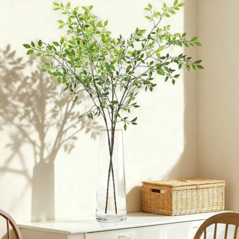 6 Piece Green Artificial Hanging Succulent Plants Wedding Centerpiece Decor image number 3